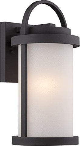 NUVO 62/651 Willis - LED Outdoor Small Wall with Antique White Glass