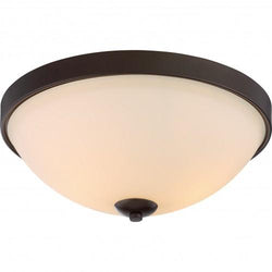 NUVO 60/5914 Dillard - 2 Light Flush Fixture with White Glass