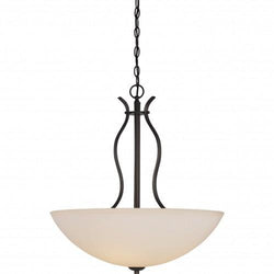 NUVO 60/5917 Dillard - 4 Light Pendant with White Glass