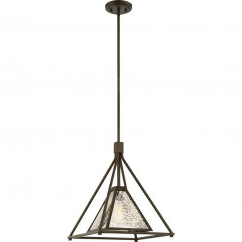 NUVO 60/6282 Mystic - 1 Light Med Pendant Fixture - Forest Bronze Finish