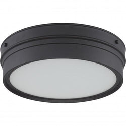 NUVO 62/522 Ben - LED Flush Fixture with Satin White Glass