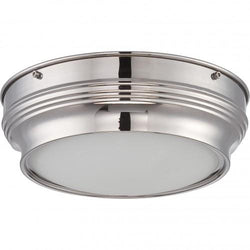 NUVO 62/533 Lark - LED Flush Fixture with Satin White Glass