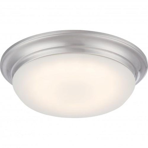 NUVO 62/602 Libby - LED Flush Fixture with Frosted Glass