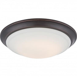 NUVO 62/604 Carter - LED Flush Fixture with White Acrylic