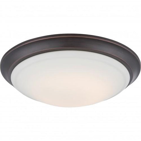 NUVO 62/604 Carter - LED Flush Fixture with White Acrylic