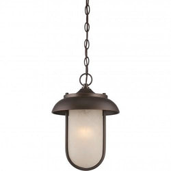 NUVO 62/675 Tulsa - LED Outdoor Hanging with Satin Amber Glass