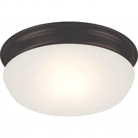 NUVO 62/703 Trevor - LED Flush Fixture with Frosted Glass