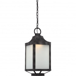 NUVO 62/834 Winthrop Hanging Lantern; Iron Black Finish