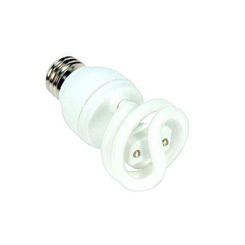 Satco  S7326  18 watt; Mini Spiral Compact Fluorescent; 2700K; 82 CRI; Medium base; 120 volts